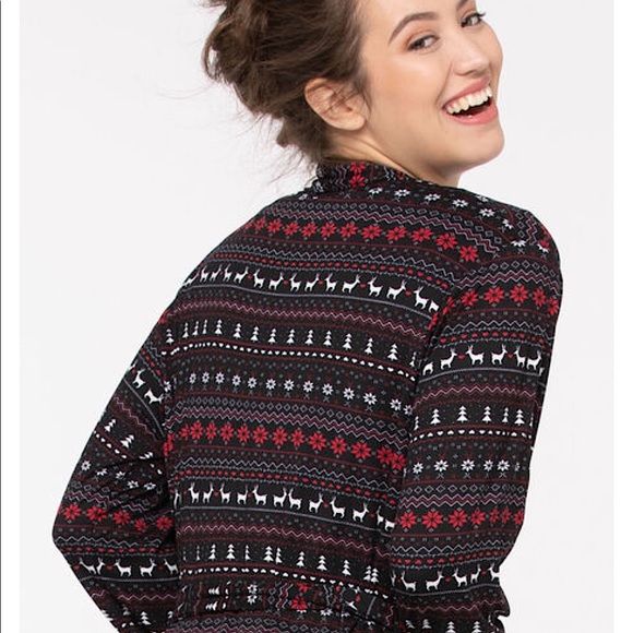 NWT Fair Isle Cozy Robe - Picture 3 of 12